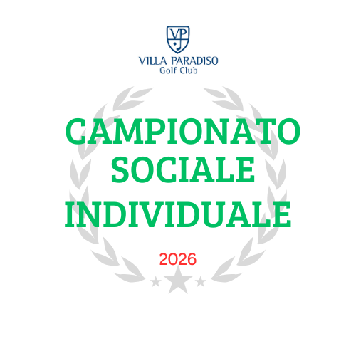 CAMPIONATO SOCIALE INDIVIDUALE 2026